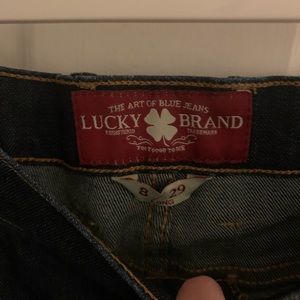 Lucky Brand Straight leg dark jeans